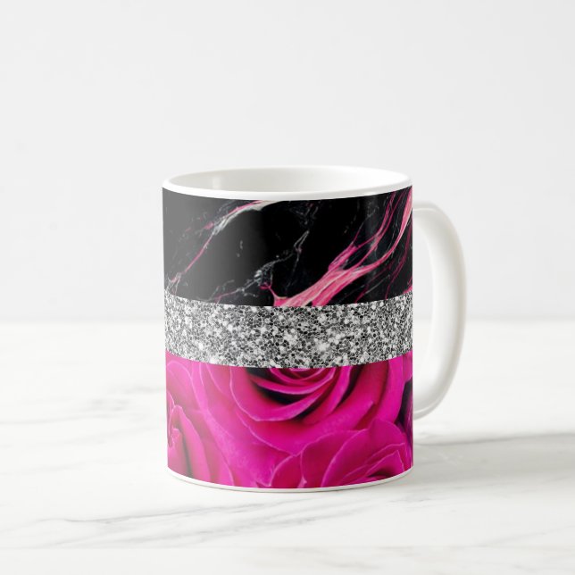 Caneca De Café Design Interior - Lâmpada Lata Preta (Frente Esquerda)