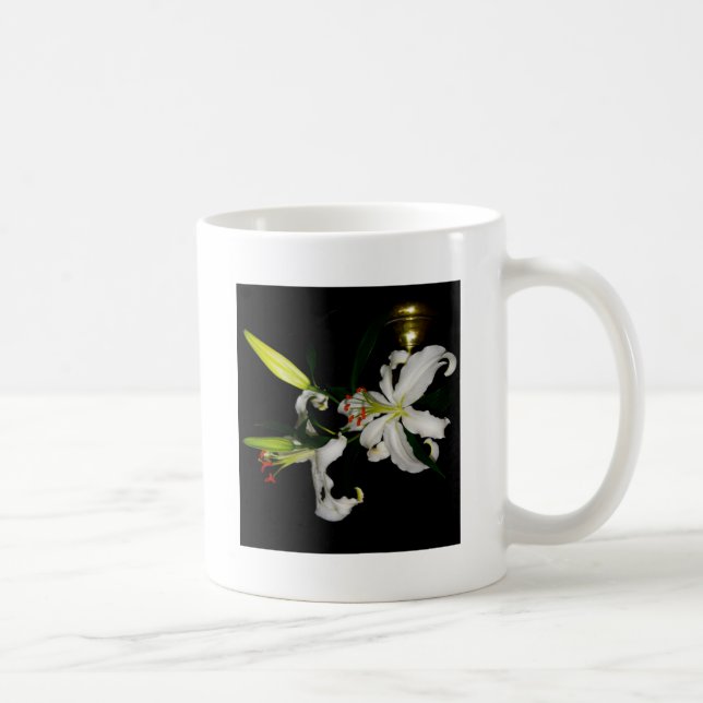 Caneca De Café Design Irlandês-A Coleção de Flores (Direita)