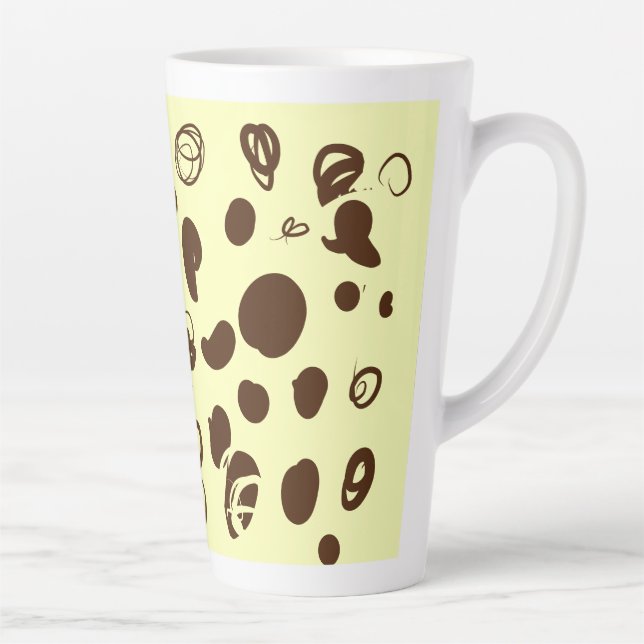 Caneca de café design latino (Direita)