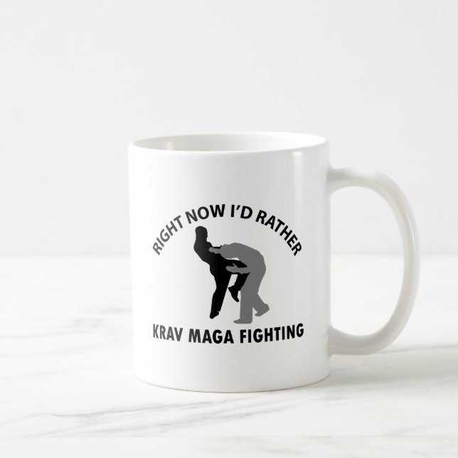 Caneca De Café design legal do maga de Krav (Direita)