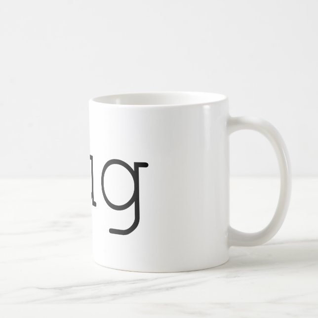 Caneca De Café Design literal - Mug (Direita)