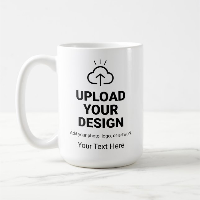 Caneca De Café Design Mais Mensagem Personalizada (Esquerda)