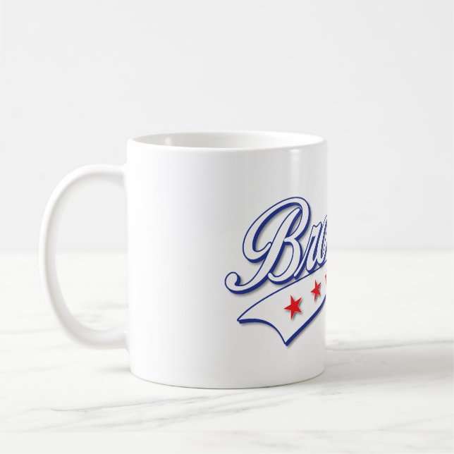 Caneca De Café Design Minimalista Elegante do Brooklyn (Esquerda)