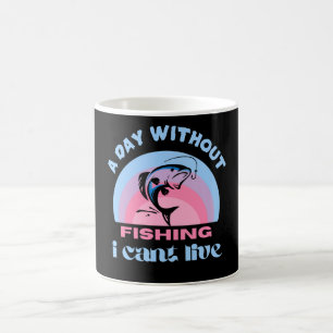 CANECA DE CAFÉ DESIGN MODERNA PARA PESCADORES