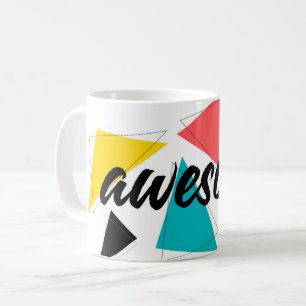Caneca De Café design moderno, alegre e moderno de "Incrível"