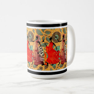 Caneca De Café Design Moderno de Herança Africana