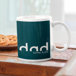 Caneca De Café Design moderno e simples para Pai