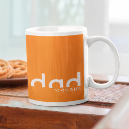 Caneca De Café Design moderno e simples para Pai