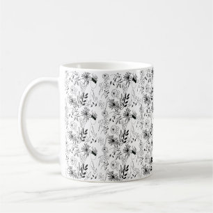 Caneca De Café Design monocromático em greve