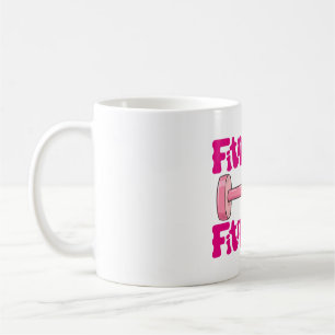Caneca De Café design motivacional de ginástica malhação