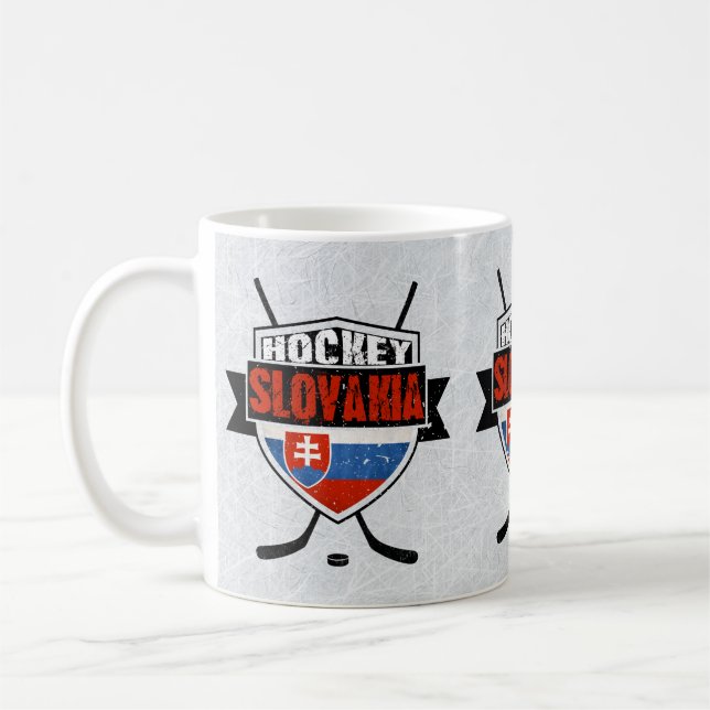 Caneca De Café Design Mug Hockey da Eslováquia (Esquerda)