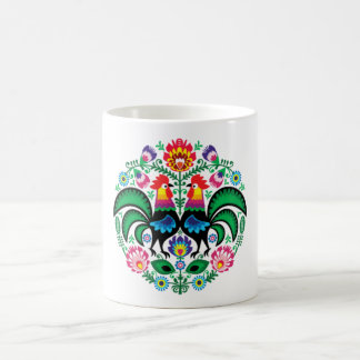 Caneca De Café Design Mug, polonês, popular Art Rooster