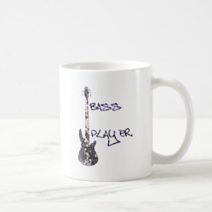 Caneca De Café Design original do baixista!