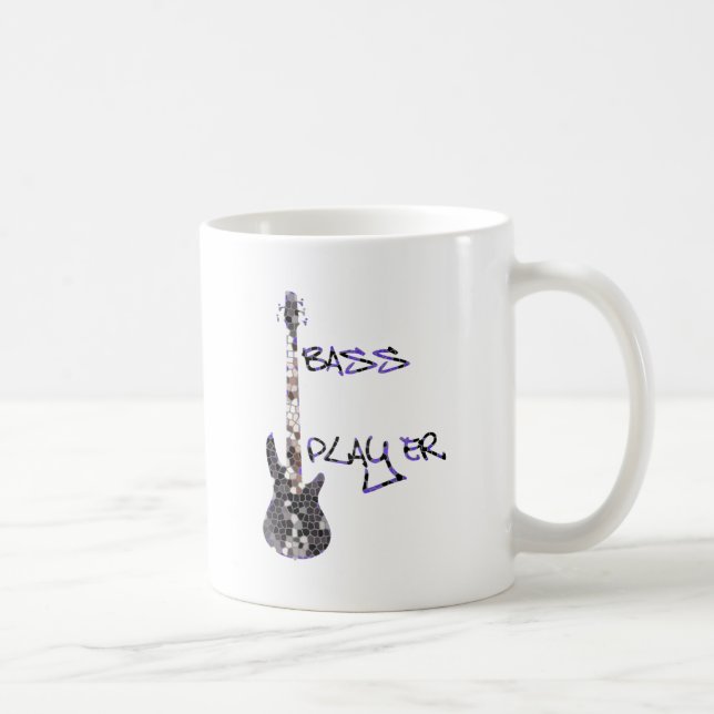 Caneca De Café Design original do baixista! (Direita)