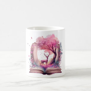 Caneca De Café Design para Amante de Livros de Fantasia