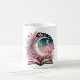 Caneca De Café Design para Amante de Livros de Fantasia