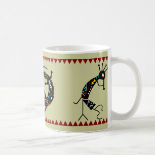 Caneca De Café Design Personalizado Aztec Sudoeste de Kokopelli