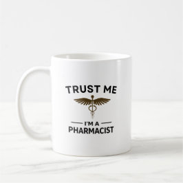 Caneca De Café Design Personalizado Confie em Mim Sou um Farmacêu