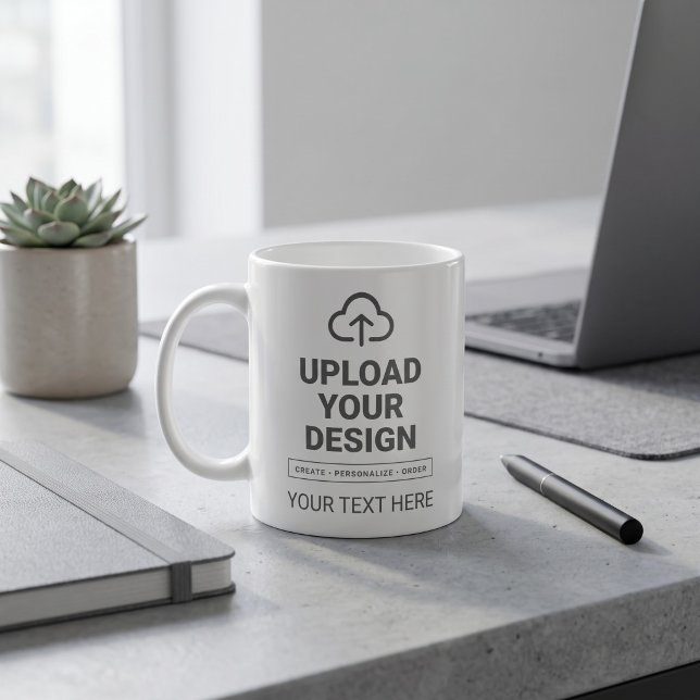 Caneca De Café Design Personalizado e Texto (Criador carregado)