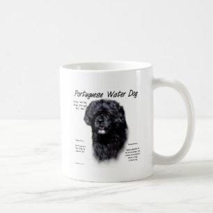 Caneca De Café Design português da história do cão de água
