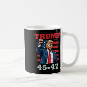 Caneca De Café Design Presidencial Trump 45-47 Para Trump Sup