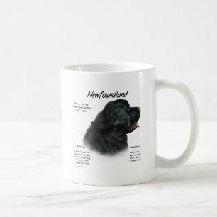 Caneca De Café Design (preto) da história de Terra Nova