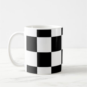 Caneca De Café Design Preto e Branco 