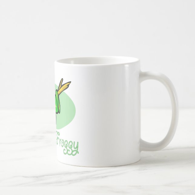 Caneca De Café Design Sapo de de árvore (Direita)