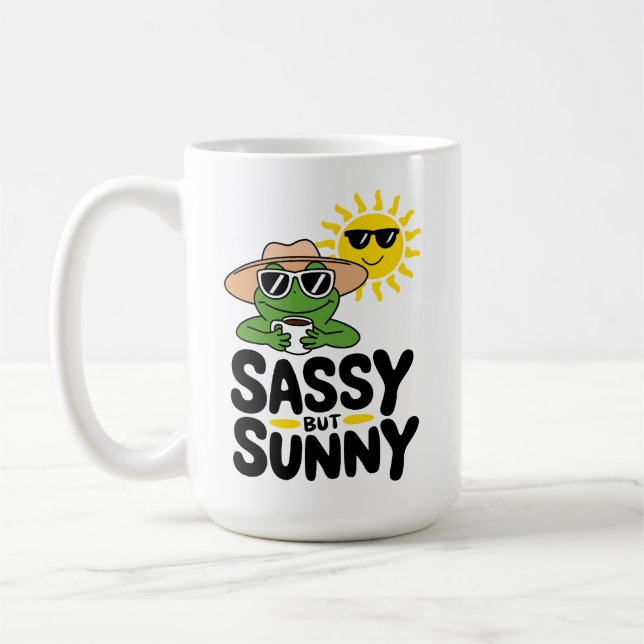 Caneca De Café Design Sassalto, mas ensolarado, de Sapo (Esquerda)