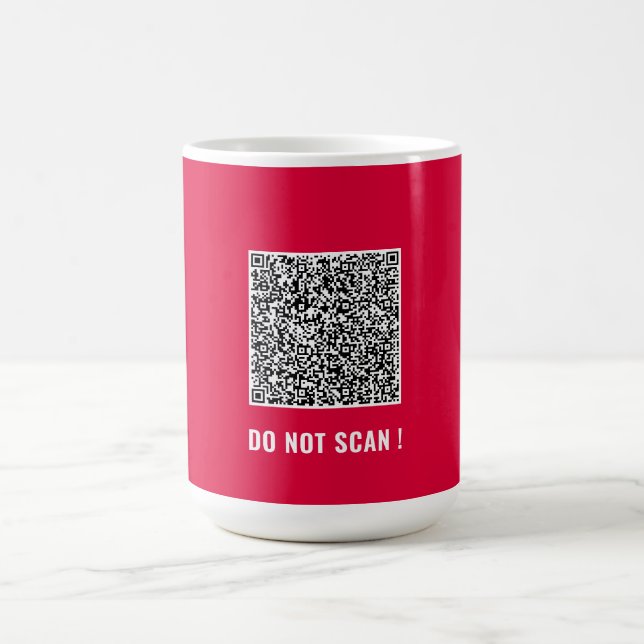 Caneca De Café Design seu próprio código QR Coffee Mug Escolha a  (Centro)