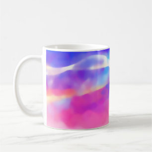 Caneca De Café design textura digital abstrato de fundo de arte d