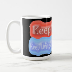 Caneca De Café Design Trabalho de arte Bonito Sobre "Continue Sor