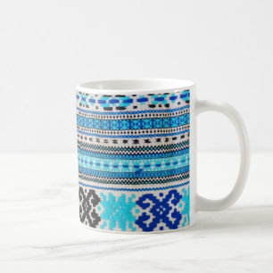 Caneca De Café Design ucraniano dos povos