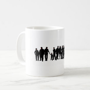 Caneca De Café Design vermelho do dia do nariz