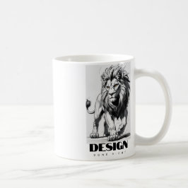 CANECA DE CAFÉ DESIGNE LION