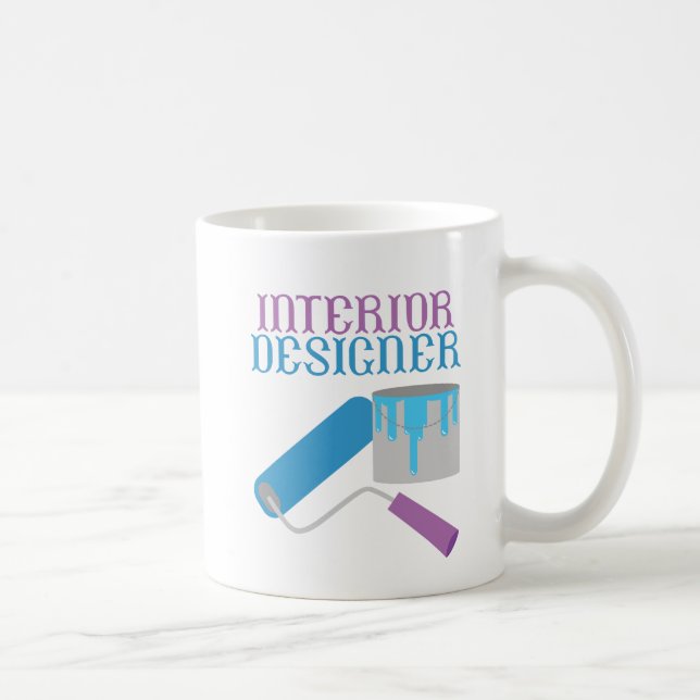 Caneca De Café Designer de interiores (Direita)