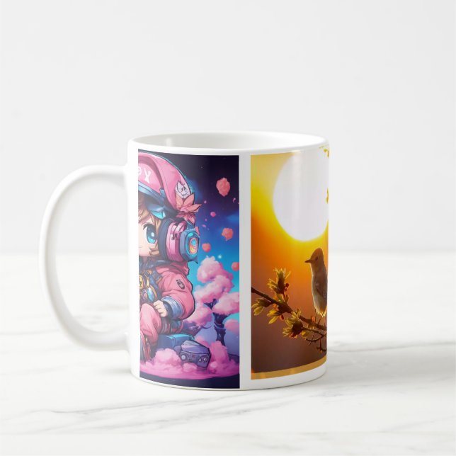 Caneca De Café "Designs Elegantes para um Sip Perfeito" (Esquerda)