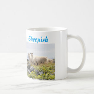 Caneca De Café Designs Excêntricos - Ovelhas em um campo