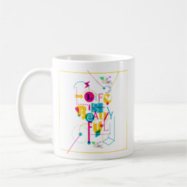 Caneca De Café Designs maximalistas para personalidades vibrantes