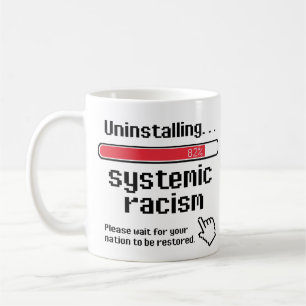 Caneca De Café Desinstalação do Racismo Sistêmico
