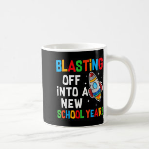 Caneca De Café Deslanchando Em Um Novo Ano Escolar Primeiro Dia d