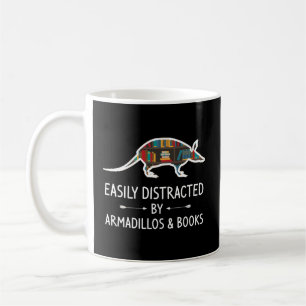 Caneca De Café Deslocado Facilmente Por Armadillos Livros Dão Um