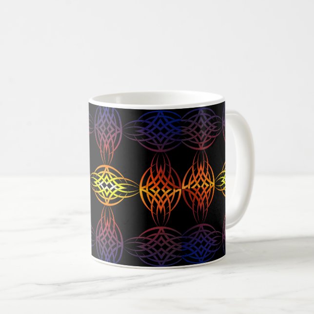 Caneca De Café Deslocamento do Eclipse ( Arco-íris ) (Frente Esquerda)