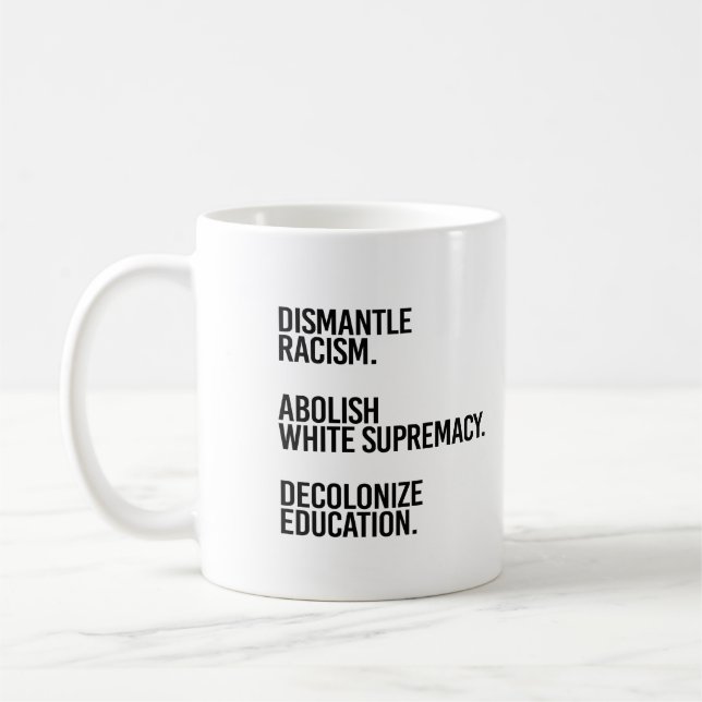 Caneca De Café Desmantelar descolonizar (Esquerda)