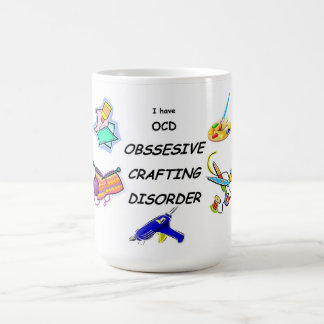 Caneca De Café Desordem Crafting obsessiva