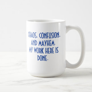 CANECA DE CAFÉ DESORDEM DA CONFUSÃO DE MUG-CHAOS