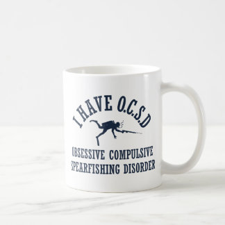 Caneca De Café Desordem obsessionante de Spearfishing