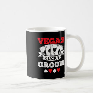 Caneca De Café Despedida de Solteiro em Vegas Casado em Vegas Esq