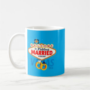 Caneca De Café Despedida de Solteiro em Vegas Casado em Vegas Noi