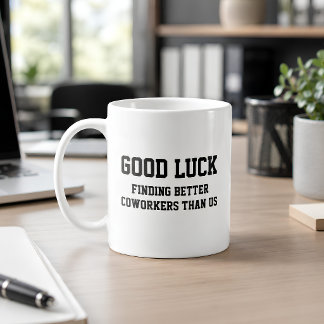 Caneca De Café Despedida Engraçada de Colega de Trabalho